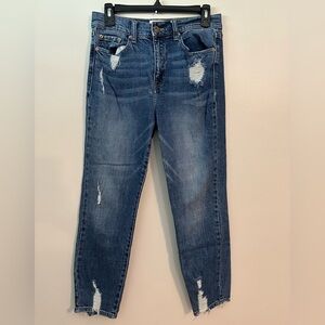 Pistola Straight Leg Distressed Jeans Size 28
